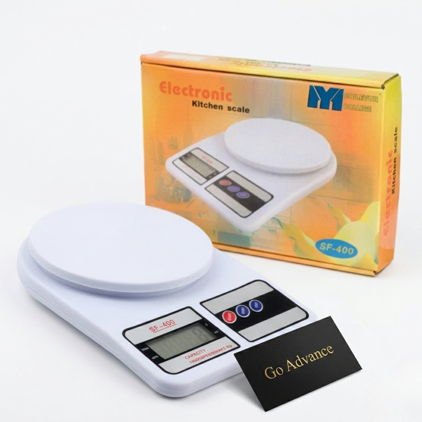 Smart Digital Kitchen Scale – Small Electronic Weight Machine for Home Use