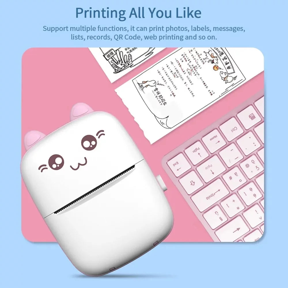 Mini Portable Pocket Thermal Printer ā Wireless Receipt & Photo Printer (Random Color)