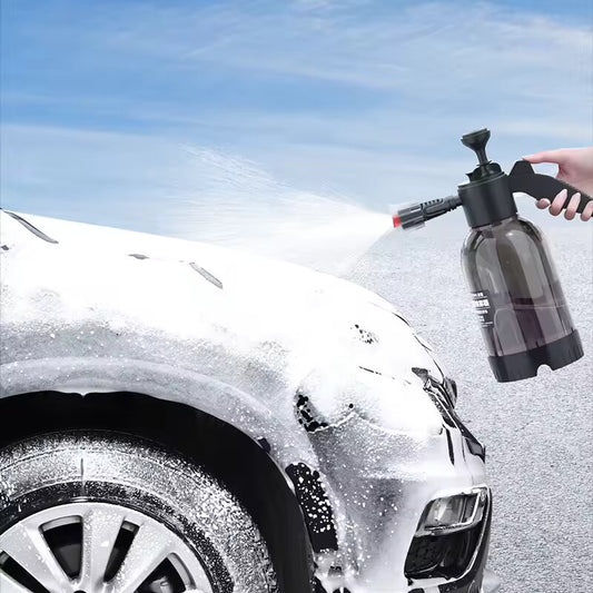Hand Pump Foam Car Wash Sprayer Bottle – Air Pressure Sprayer for Car & Garden Cleaning