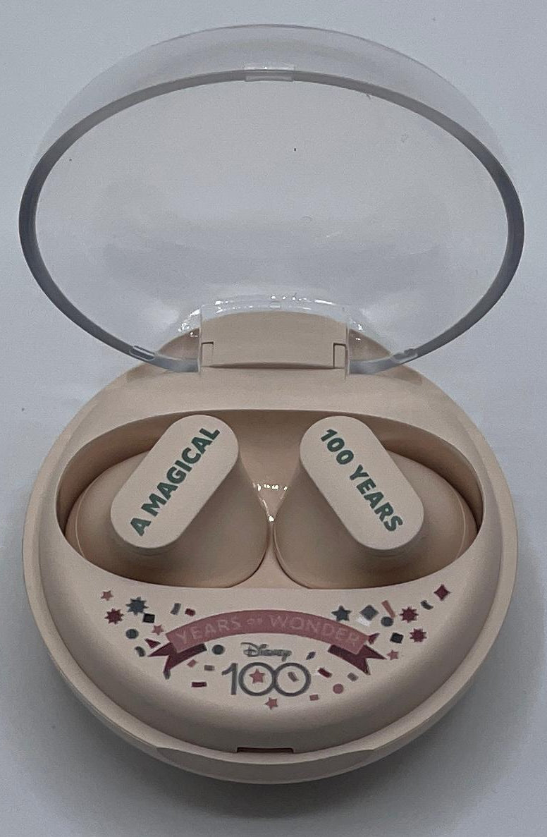 Disney 100th Anniversary Earbuds – QS-T1 Bluetooth 5.3 Wireless Earphones with Low Latency & HiFi Stereo Sound