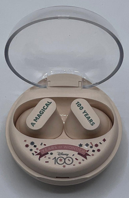 Disney 100th Anniversary Earbuds – QS-T1 Bluetooth 5.3 Wireless Earphones with Low Latency & HiFi Stereo Sound
