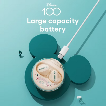Disney 100th Anniversary Earbuds – QS-T1 Bluetooth 5.3 Wireless Earphones with Low Latency & HiFi Stereo Sound