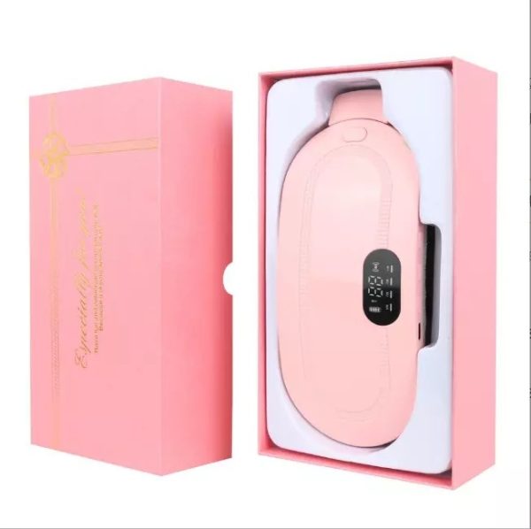 Heating Pad for Women – Portable Period Pain Relief Belt with 3 Heat Levels & 4 Massage Modes | Electric Menstrual Cramp Relief Massager