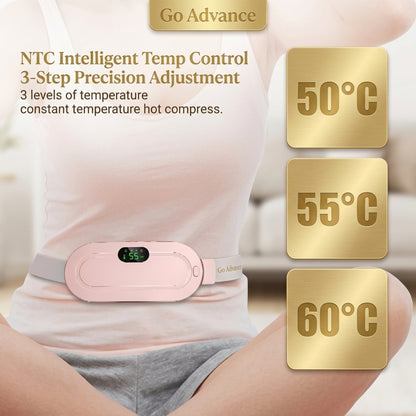 Digital Heating & Vibrating Belt – Electric Menstrual Cramp Relief Pad for Women
