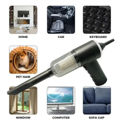 3-in-1 Portable Wireless Handheld Vacuum Cleaner – AS 228 Mini Cleaner for Car & Home