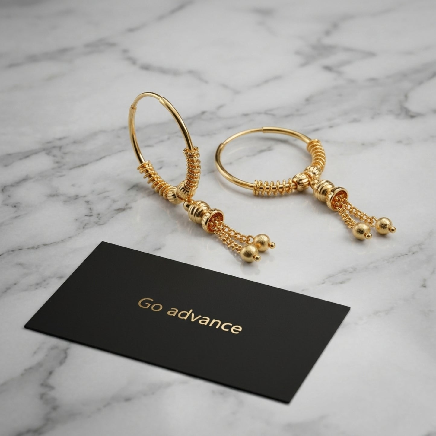 Luxurious Gold Plated Earrings for Women & Girls – Elegant Pair for Daily Wear & Special Occasions (Without Box)