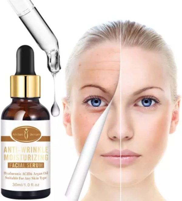 Aichun Beauty Anti-Wrinkle Hyaluronic Acid & Argan Oil Facial Serum – 30ml