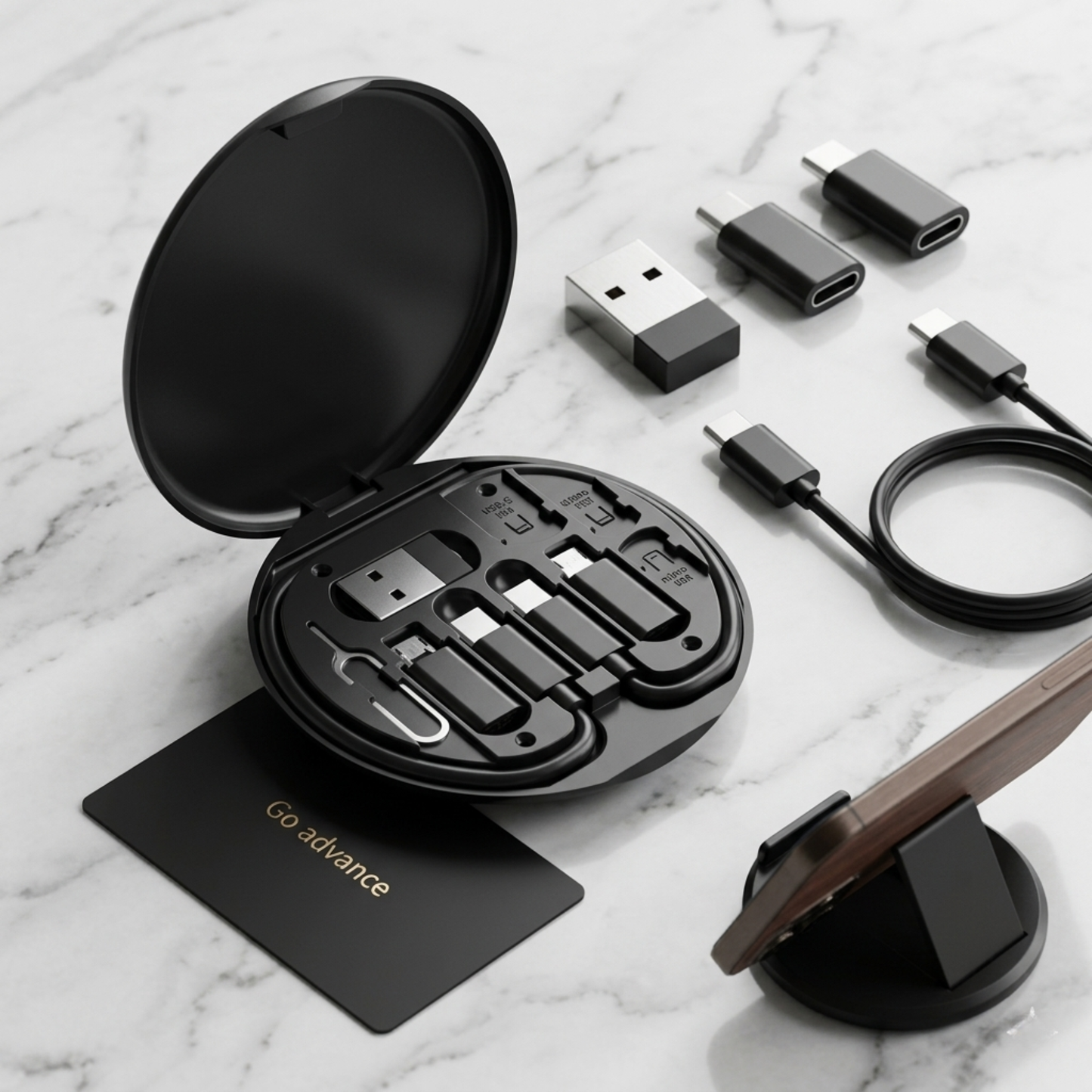 5-in-1 Data Cable Set – All-in-One Fast Charging Kit (60W, Random Color)