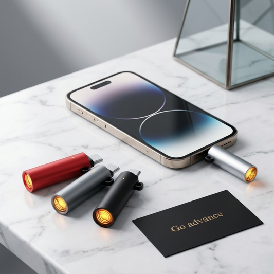 Portable Cigarette Lighter – Windproof USB Plug & Play Rechargeable Car Lighter