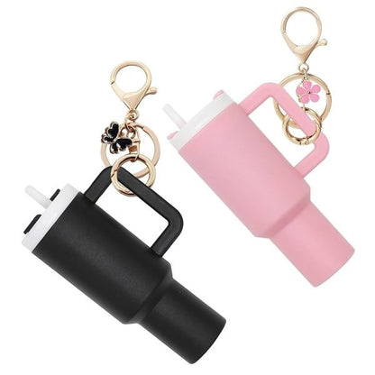 Mini Stanley Tumbler Keychain – Colorful & Cute Accessory for Bags, Backpacks & Keys – Random Color Cup Charm