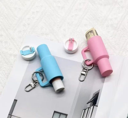 Mini Stanley Tumbler Keychain – Colorful & Cute Accessory for Bags, Backpacks & Keys – Random Color Cup Charm