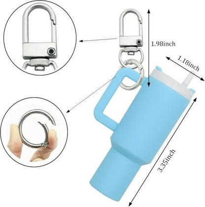 Mini Stanley Tumbler Keychain – Colorful & Cute Accessory for Bags, Backpacks & Keys – Random Color Cup Charm