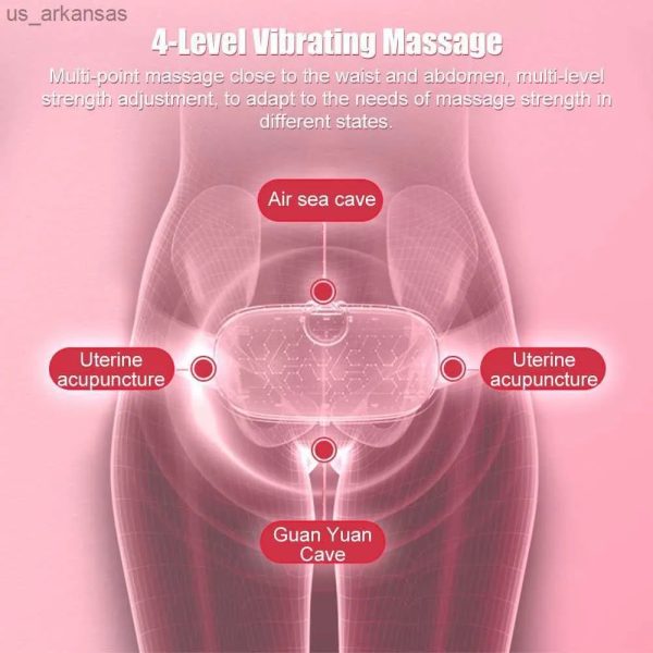 Digital Heating & Vibrating Belt – Electric Menstrual Cramp Relief Pad for Women