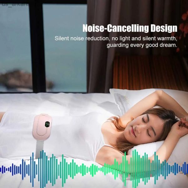Digital Heating & Vibrating Belt – Electric Menstrual Cramp Relief Pad for Women