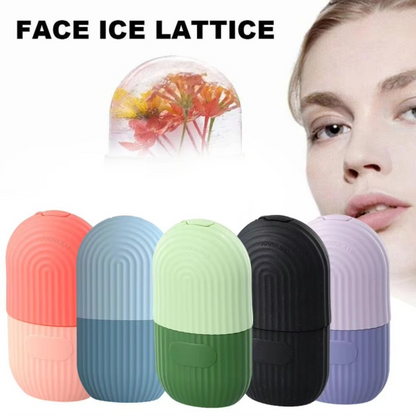 Ice Roller Facial Massage & Scrub Tool – Silicone Ice Cube Roller