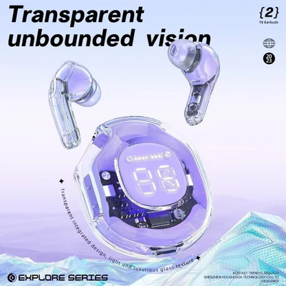Wireless Earbuds Air39 | Bluetooth 5.3 | Clear Sound | Heavy Bass | Noise Reduction |  Led Display – Random Color