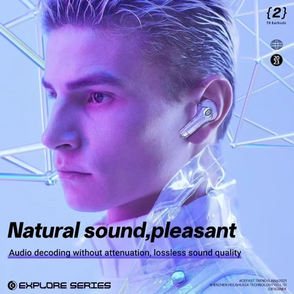 Wireless Earbuds Air39 | Bluetooth 5.3 | Clear Sound | Heavy Bass | Noise Reduction |  Led Display – Random Color