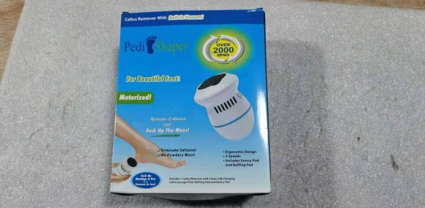 Foot Pedicure Grinder Rechargeable Electric– Callus Remover & Dead Skin Polisher Tool