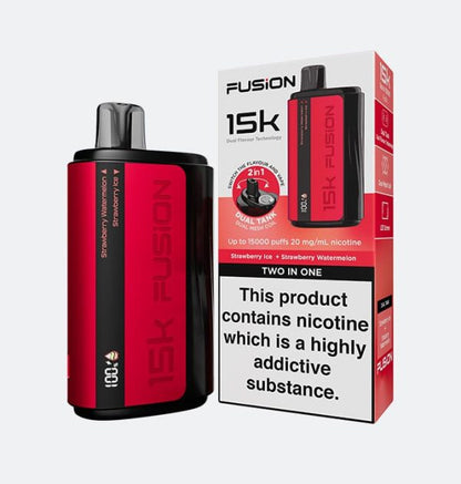 15K Puffs | 20mg Nicotine | Dual Flavor | Rechargeable – Fusion 2-in-1 Original Disposable Vape with Premium Display & Sleek Design