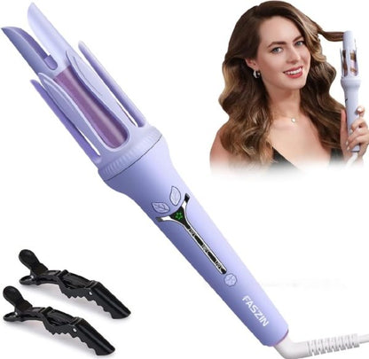 Hair Curler 32mm Automatic – 3 Heat Settings, 2 Timers, Anti-Scald Design, AUS Plug (Random Color)
