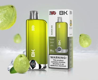 Disposable Vape 8K Puffs | 35mg | Rechargeable – IVG Original  with Premium Display & Sleek Design