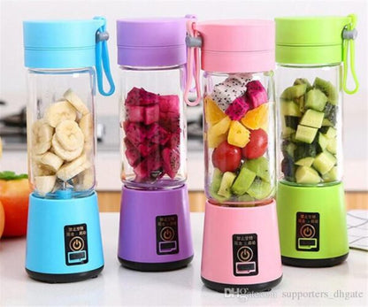 Juicer Blender – Mini Cordless Fruit & Vegetable Mixer with Ice Crushing Function (Random Color)
