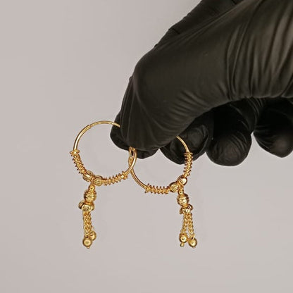 Luxurious Gold Plated Earrings for Women & Girls – Elegant Pair for Daily Wear & Special Occasions (Without Box)
