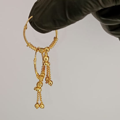 Luxurious Gold Plated Earrings for Women & Girls – Elegant Pair for Daily Wear & Special Occasions (Without Box)