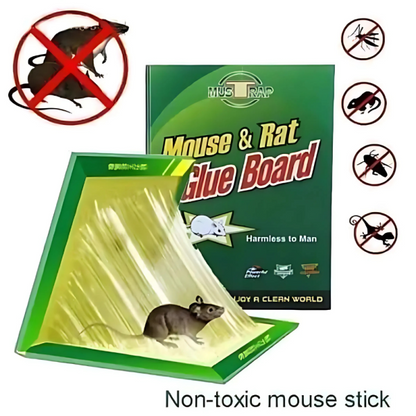 Mouse Glue Trap – Strong Adhesive Rat Glue Board & Rodent Catcher Mat (Pack of 5)