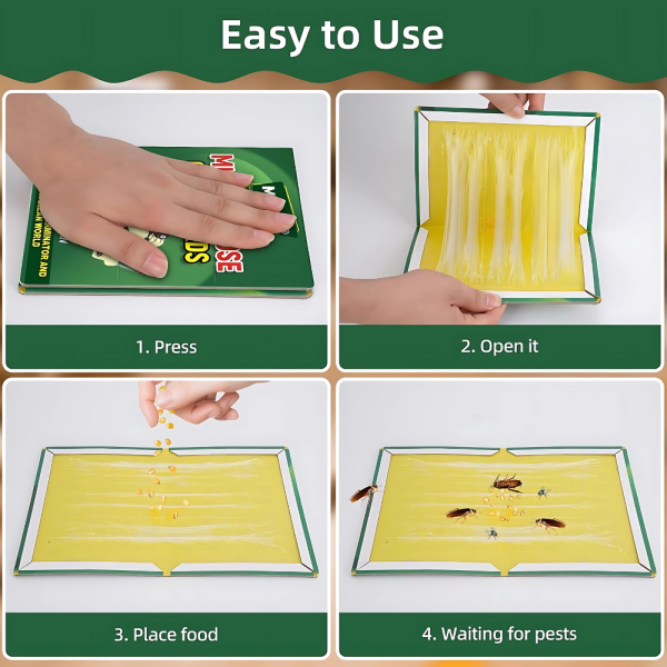Mouse Glue Trap – Strong Adhesive Rat Glue Board & Rodent Catcher Mat (Pack of 5)