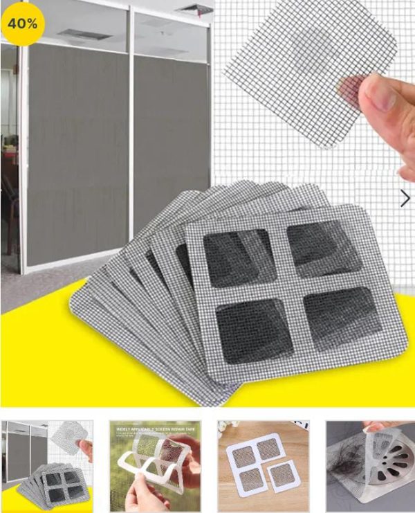 10 pieces Drainer Net Multi functional Sticker  – For Bathroom, Kitchen & More