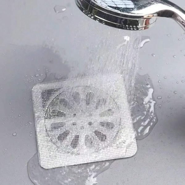 10 pieces Drainer Net Multi functional Sticker  – For Bathroom, Kitchen & More