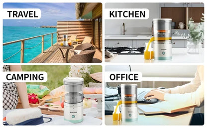Rechargeable | Hands-Free | Easy to Clean – Portable Electric Citrus Juicer for Orange, Lemon & Grapefruit