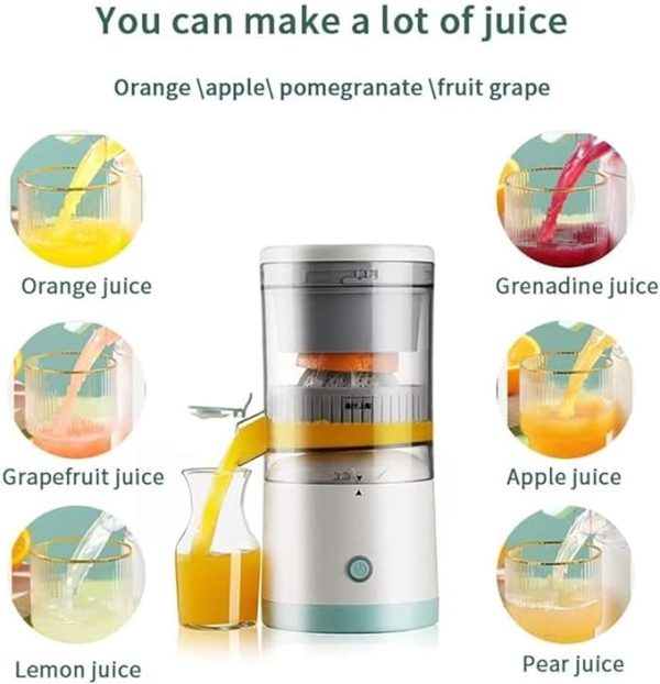 Rechargeable | Hands-Free | Easy to Clean – Portable Electric Citrus Juicer for Orange, Lemon & Grapefruit