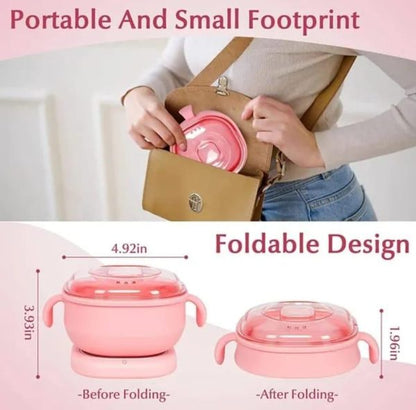 Wax Warmer Portable Silicone  – Foldable Electric Wax Heater (Random Color)