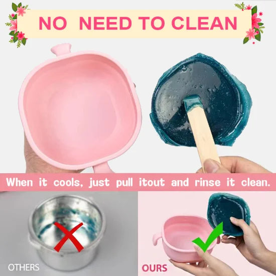 Wax Warmer Portable Silicone  – Foldable Electric Wax Heater (Random Color)