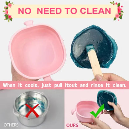 Wax Warmer Portable Silicone  – Foldable Electric Wax Heater (Random Color)