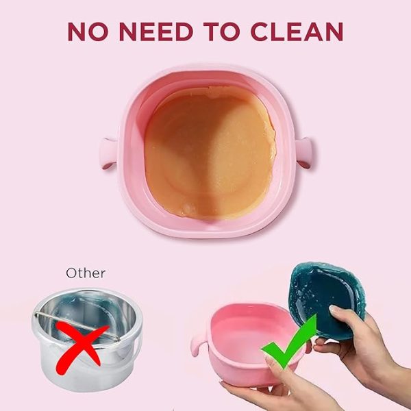 Wax Warmer Portable Silicone  – Foldable Electric Wax Heater (Random Color)