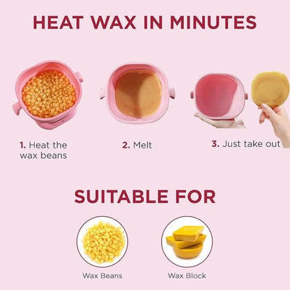 Wax Warmer Portable Silicone  – Foldable Electric Wax Heater (Random Color)