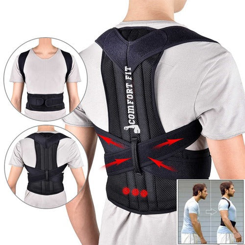 Posture Corrector Belt – Back Support & Spine Alignment Belt for Men & Women | Shoulder & Back Pain Relief Brace