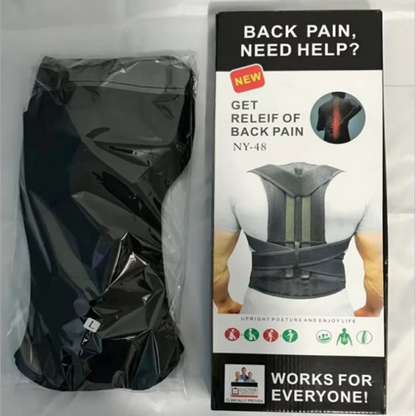 Posture Corrector Belt – Back Support & Spine Alignment Belt for Men & Women | Shoulder & Back Pain Relief Brace