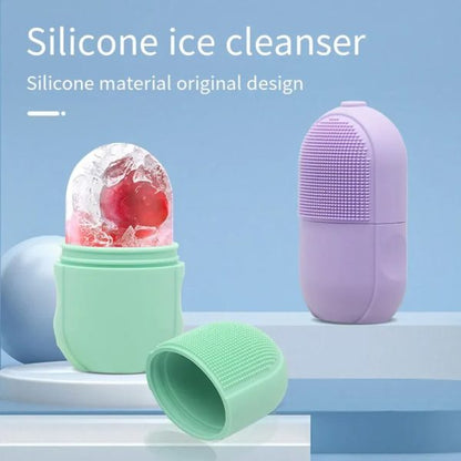 Ice Roller Facial Massage & Scrub Tool – Silicone Ice Cube Roller